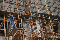 Einsturz eines 40-Meter-GerÃ¼sts auf MÃ¼nchner Baustelle - ein Todesopfer